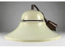 Retro vajszínű formatervezett fém csillár 50 cm
