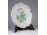 Virágdíszes Zsolnay porcelán hamutál 12 cm