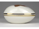 Tojás alakú Aquincum porcelán bonbonier