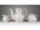 Régi hibátlan Zsolnay porcelán teáskészlet