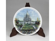 Párizs Sacré Coeur porcelán dísztányér falitányér 9.5 cm