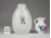 Régi Hévíz feliratos porcelánok 3 darab
