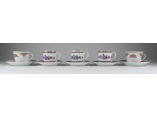 Kínai porcelán kávéscsésze 3+2 darab