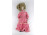 Öltöztetett porcelán baba 43 cm