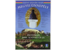 Pécsvárad 2000 augusztus 20 Szent István-napi megyei ünnepély plakát