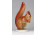 Kőbányai porcelán mókus 14 cm