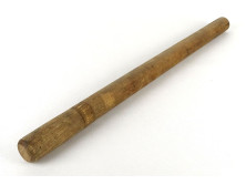 Antik borfokoló szeszfokmérő fa tokja 50 cm