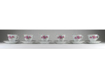 Kínai porcelán kávés vagy teáskészlet 6 személyes 