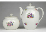 Régi Hollóházi porcelán kávékészlet két darabja