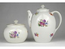 Régi Hollóházi porcelán kávékészlet két darabja