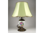 Régi porcelán testű lámpa 48 cm