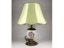 Régi porcelán testű lámpa 48 cm