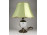 Régi porcelán testű lámpa 48 cm