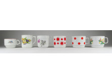 Retro vegyes porcelán bögre csomag 6 darab
