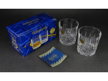 Rhapsody olasz whiskys ólomkristály pohár pár dobozában
