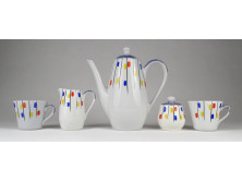 Régi retro porcelán kávéskészlet