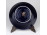 Aranyozott pávadíszes kobaltkék porcelán tányér SOGALUX JAPAN 12.5 cm