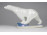 Régi jelzett porcelán jegesmedve figura 16.5 cm