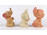 Retro sípolós gumi játék figura 3 darab