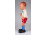 Régi mozgatható focista fiú műanyag figura 24.5 cm