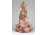 Jelzett kerámia hölgy figura 20 cm