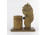 Baskír mézes medve fafaragás 17.5 cm