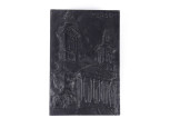 Mersch Luxembourg fém öntvény falidísz 24 x 16 cm