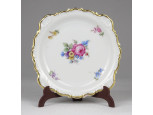 Régi virágos Rosenthal porcelán kistányér tálka 9.5 cm