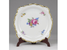 Régi virágos Rosenthal porcelán kistányér tálka 9.5 cm