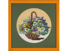 Keretezett virágcsendélet 22.5 x 22.5 cm