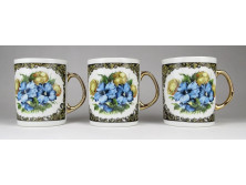 Jelzett lengyel Jarolina porcelán csésze bögre 3 darab