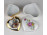 Szív alakú porcelán bonbonier 2 darab