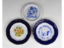 Kisméretű Zsolnay porcelán tálka 3 darab