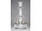 Nagyméretű rózsás porcelán gyertyatartó 23.5 cm