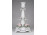 Nagyméretű rózsás porcelán gyertyatartó 23.5 cm