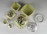 Sérült Zsolnay porcelán bonbonier csomag 4 darab
