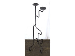 Kovácsoltvas gyertyatartó állvány 93 cm