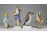 Régi sérült Herendi porcelán figura 4 darab