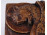 Split székesegyház kórusszék faragás kópia gipsz táblán 12 x 12.5 cm