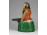 Kántor Sándor karcagi figurális gyertyatartó 16.5 cm