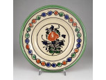Hibátlan 1978-as mezőtúri kerámia tál falitál 24.5 cm