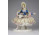 Régi nagyméretű sérült ENS porcelán figura 19.5 cm