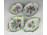 Régi sérült Herendi porcelán tálka 4 darab