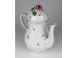 Régi sérült nagyméretű Herendi porcelán teakiöntő 21 cm