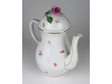Régi sérült nagyméretű Herendi porcelán teakiöntő 21 cm
