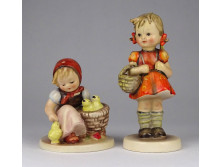 Régi sérült Hummel porcelán 2 darab