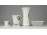 Régi virág mintás Herendi porcelán 4 darab