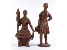 Homolya kerámia figura 2 darab