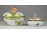 Régi sérült Herendi porcelán bonbonier 2 darab