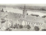 Keretezett Szentendre látkép 28 x 31.5 cm